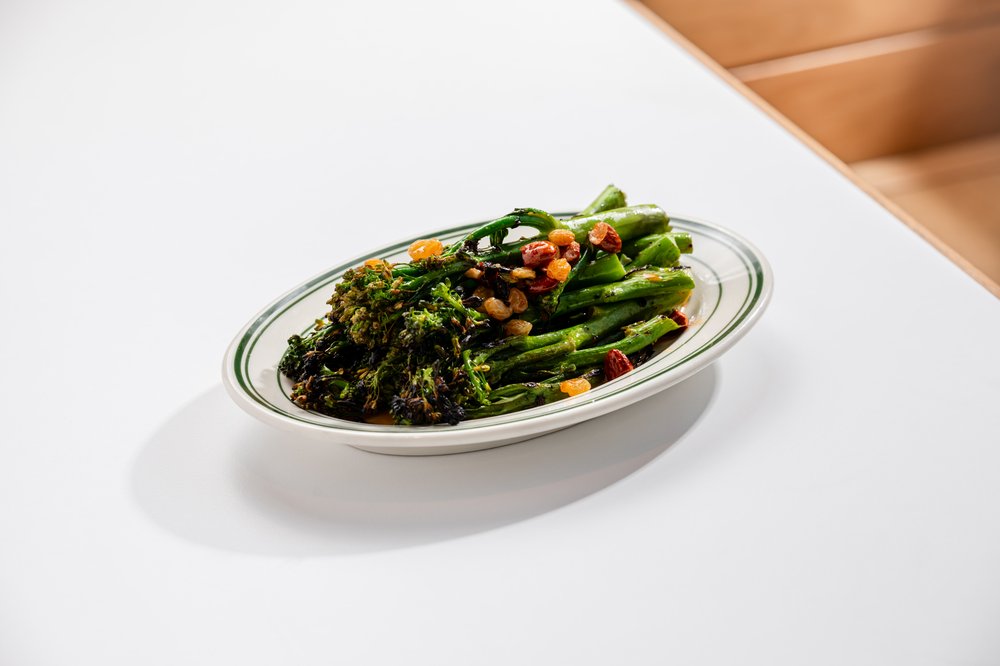 wood grilled broccolini